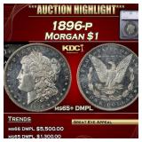 ***Major Highlight*** 1896-p Morgan Dollar $1 ms65
