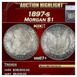 ***Major Highlight*** 1897-s Morgan Dollar $1 ms67