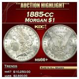 ***Major Highlight*** 1885-cc Morgan Dollar $1 ms6