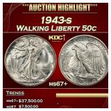 ***Major Highlight*** 1943-s Walking Liberty Half