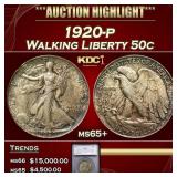 ***Major Highlight*** 1920-p Walking Liberty Half