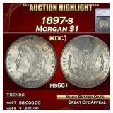 ***Major Highlight*** 1897-s Morgan Dollar $1 ms66