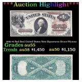 ***Major Highlight*** 1880 $1 Red Seal United Stat