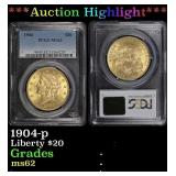 ***Major Highlight*** 1904-p Gold Liberty Double E