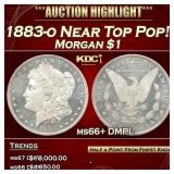 ***Major Highlight*** 1883-o Morgan Dollar Near To