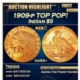 ***Major Highlight*** 1909-p Gold Indian Half Eagl