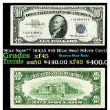 **Star Note** 1953A $10 Blue Seal Silver Certifica
