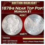 ***Major Highlight*** 1878-s Morgan Dollar Near To