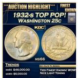 ***Major Highlight*** 1932-s Washington Quarter TO