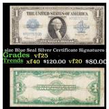 1923 $1 large size Blue Seal Silver Certificate Gr