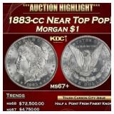 ***Major Highlight*** 1883-cc Morgan Dollar Near T