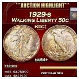 ***Major Highlight*** 1929-s Walking Liberty Half