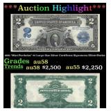 1899 "Mini-Portholes" $2 Large Size Silver Certifi