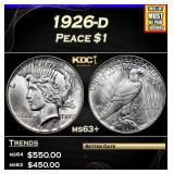 1926-d Peace Dollar $1 Grades Select+ Unc