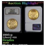***Major Highlight*** 1895-p Gold Liberty Double E