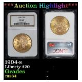 ***Major Highlight*** 1904-s Gold Liberty Double E