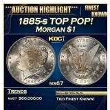 ***Major Highlight*** 1885-s Morgan Dollar TOP POP