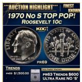 ***Major Highlight*** 1970 No S Proof Roosevelt Di