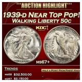 ***Major Highlight*** 1939-d Walking Liberty Half
