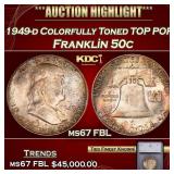 ***Major Highlight*** 1949-d Franklin Half Dollar
