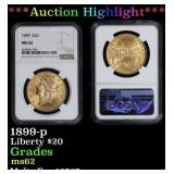 ***Major Highlight*** 1899-p Gold Liberty Double E
