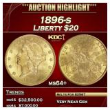 ***Major Highlight*** 1896-s Gold Liberty Double E