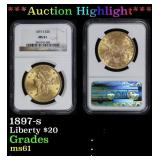 ***Major Highlight*** 1897-s Gold Liberty Double E
