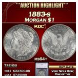 ***Major Highlight*** 1883-s Morgan Dollar $1 ms64