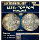 ***Major Highlight*** 1886-p Morgan Dollar TOP POP