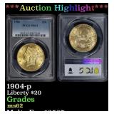 ***Major Highlight*** 1904-p Gold Liberty Double E