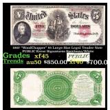 1907 "WoodChopper" $5 Large Size Legal Tender Note