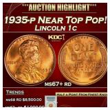 ***Major Highlight*** 1935-p Lincoln Cent Near Top