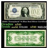 1928A "Funnyback" $1 Blue Seal Silver Certificate