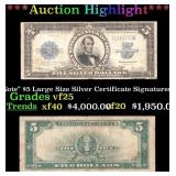 ***Major Highlight*** 1923 "Porthole Note" $5 Larg