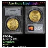 ***Major Highlight*** 1904-p Gold Liberty Double E