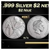 2022 Star Wars Darth Vader 1oz .999 Silver $2 new