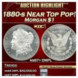 ***Major Highlight*** 1880-s Morgan Dollar Near To