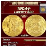 ***Major Highlight*** 1904-p Gold Liberty Double E