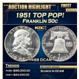 ***Major Highlight*** 1951 Proof Franklin Half Dol