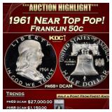 ***Major Highlight*** 1961 Proof Franklin Half Dol