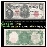1907 "WoodChopper" $5 Large Size Legal Tender Note