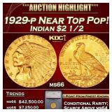 ***Major Highlight*** 1929-p Gold Indian Quarter E