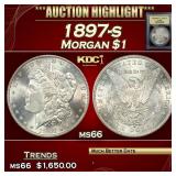 ***Major Highlight*** 1897-s Morgan Dollar $1 GEM+