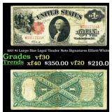 1917 $1 Large Size Legal Tender Note Grades vf++ S