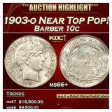 ***Major Highlight*** 1903-o Barber Dime Near Top