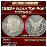 ***Major Highlight*** 1883-p Morgan Dollar Near To