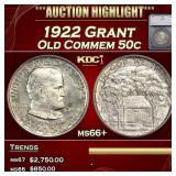 ***Major Highlight*** 1922 Grant Old Commem Half D