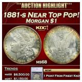 ***Major Highlight*** 1881-s Morgan Dollar Near To