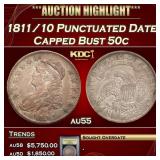 ***Major Highlight*** 1811/10 Capped Bust Half Dol
