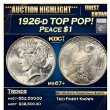 ***Major Highlight*** 1926-d Peace Dollar TOP POP!